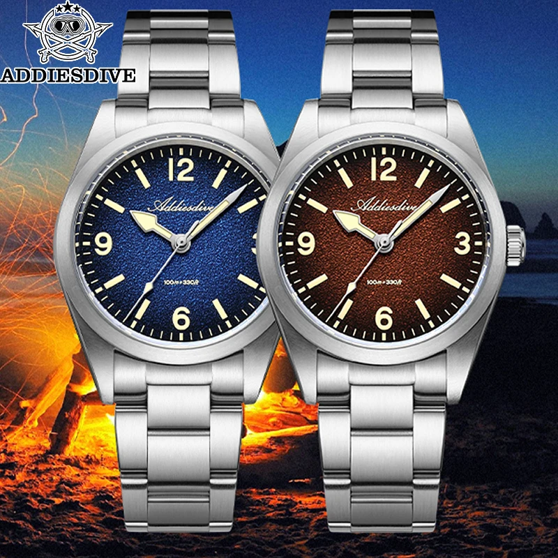 ADDIESDIVE NEW Luxury Quartz Men's Watch 316L Stainless Steel 100M Dive Waterproof C3 Retro Luminous Sapphire Wristwatch AD2544
ADDIESDIVE NEW Luxury Quartz Men's Watch 316L Stainless Steel 100M Dive Waterproof C3 Retro Luminous Sapphire Wristwatch AD2544