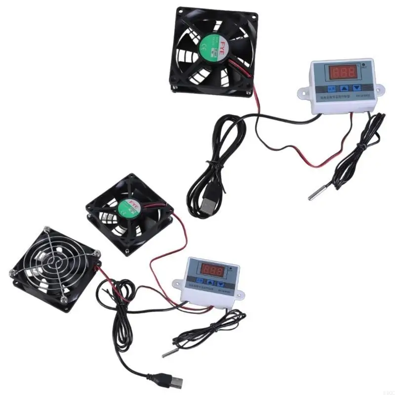Adjustable Speed 80mm USB Cabinets Cooling Fan for Home Theater Cabinets Pet Kennels Router Coolers 44CFM Air Volunms D5QC
Adjustable Speed 80mm USB Cabinets Cooling Fan for Home Theater Cabinets Pet Kennels Router Coolers 44CFM Air Volunms D5QC