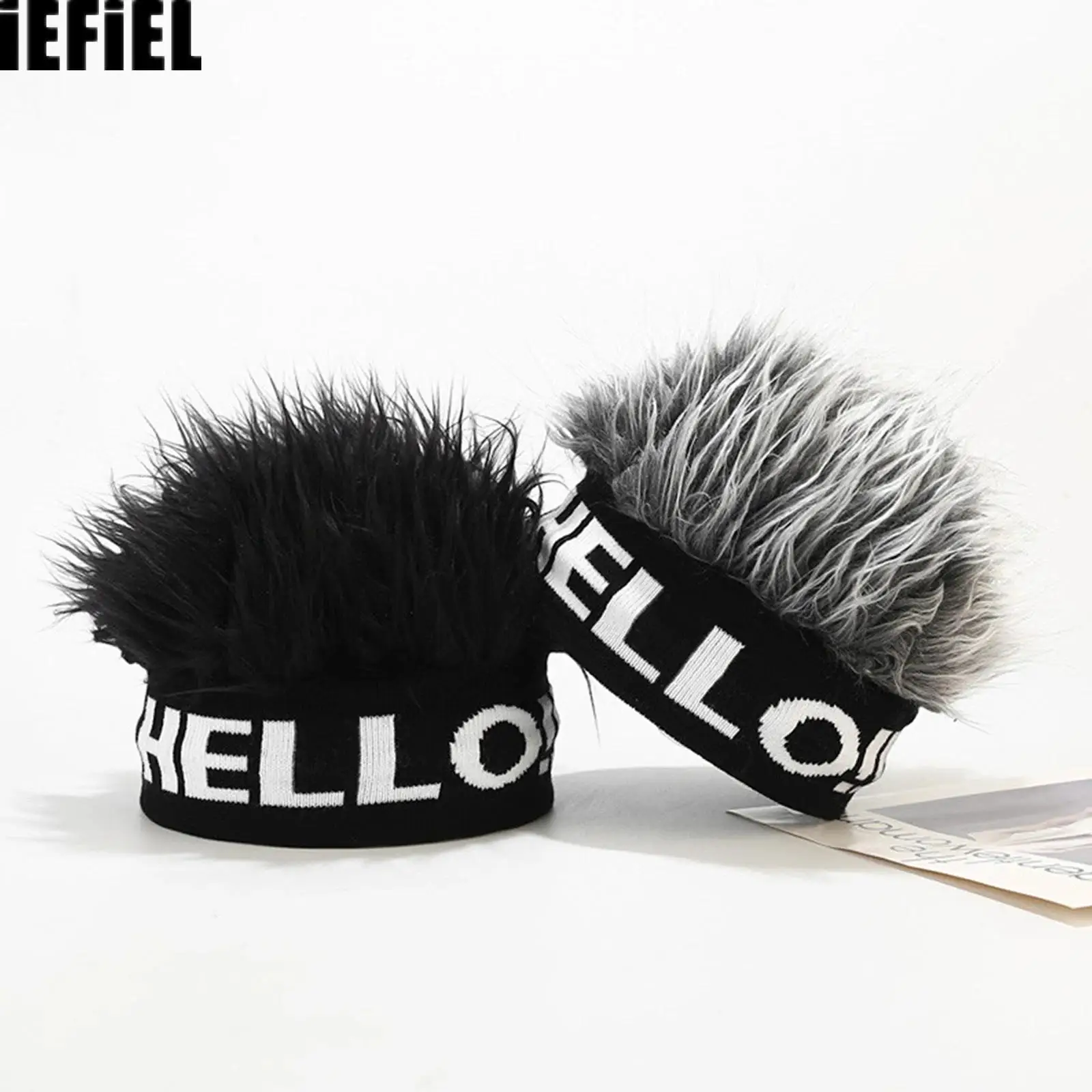 Funny Beanie Hat Headband with Spiked Hair Wig And Hat In One Headgear Skull Hat Landlord Cap for Unisex Streetwear
Funny Beanie Hat Headband with Spiked Hair Wig And Hat In One Headgear Skull Hat Landlord Cap for Unisex Streetwear