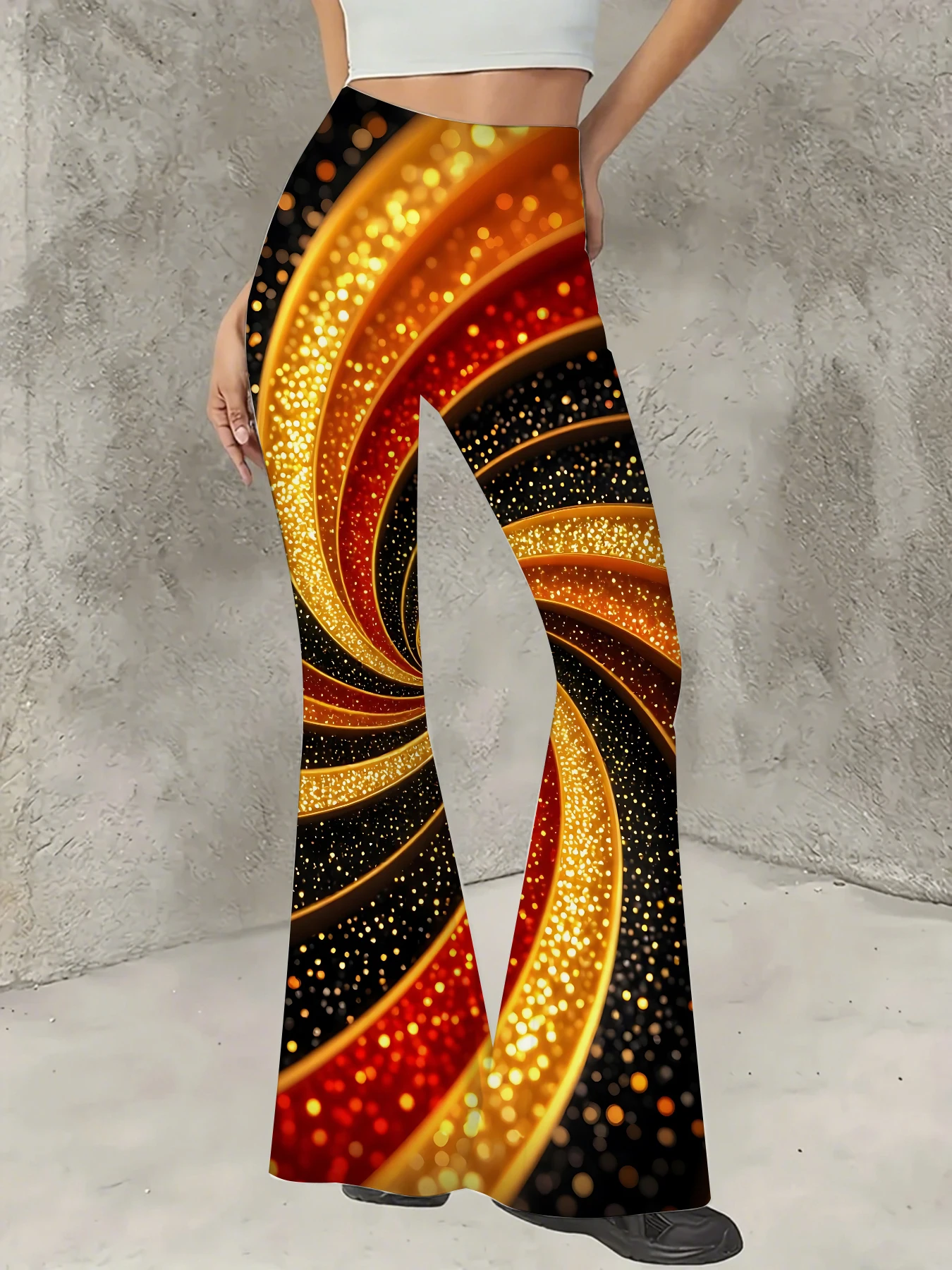 Women's All-Over Print Flared Leggings Stretchy High Waist Bell Bottom Pants
Women's All-Over Print Flared Leggings Stretchy High Waist Bell Bottom Pants