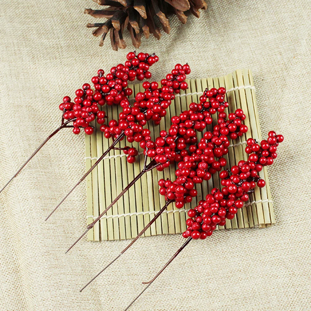 12Pcs Red Berry Stems Artificial Red Berries Stems Christmas Ornament DIY Wreath Garland Decor Christmas Tree Decor
12Pcs Red Berry Stems Artificial Red Berries Stems Christmas Ornament DIY Wreath Garland Decor Christmas Tree Decor