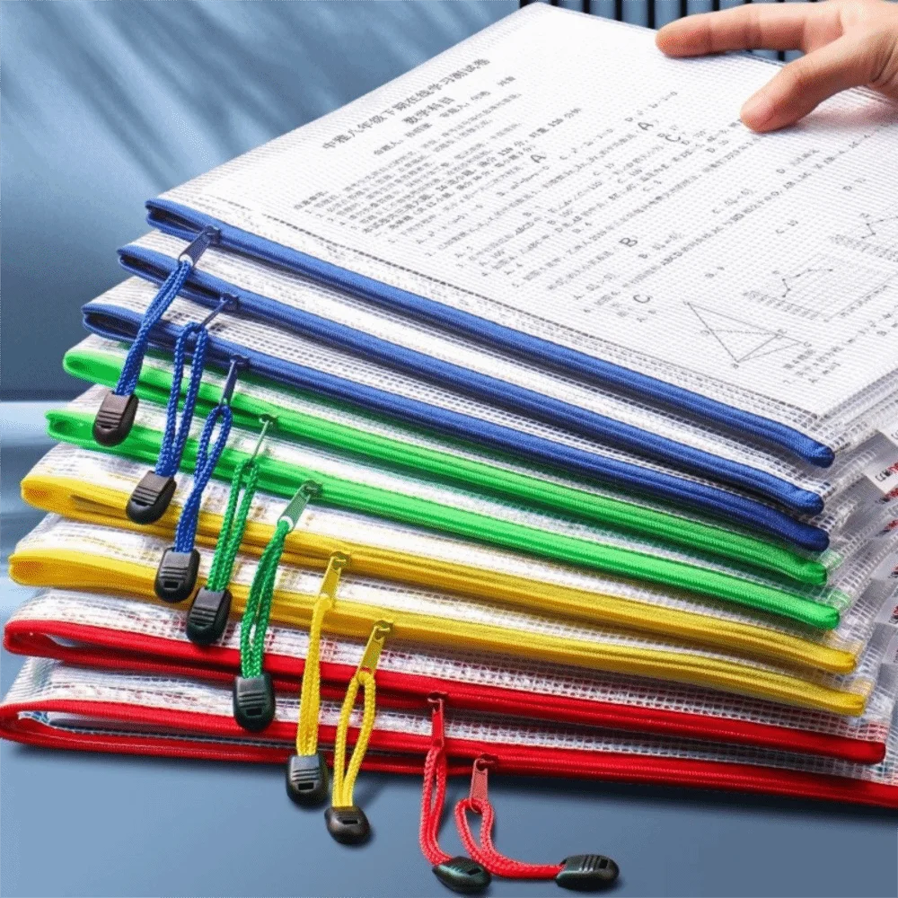 5pcs/Set Durable PVC Mesh File Bag A3/A4/A5 Waterproof Document Pouch Transparent Mesh Pouch Students
5pcs/Set Durable PVC Mesh File Bag A3/A4/A5 Waterproof Document Pouch Transparent Mesh Pouch Students