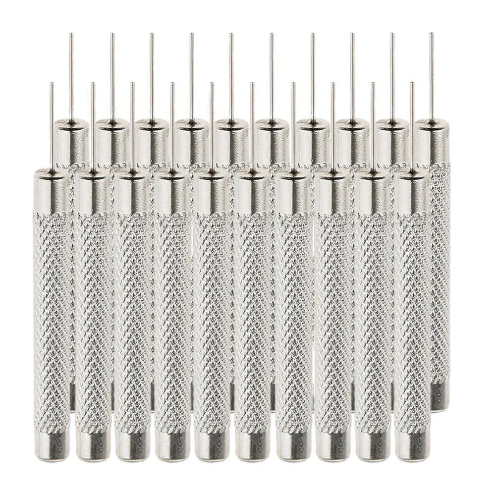 20 Pcs Pin Punch Hand Tools Pin Punch Remove And Adjust Watch Silver Workshop Equipment Aluminum Alloy Durable
20 Pcs Pin Punch Hand Tools Pin Punch Remove And Adjust Watch Silver Workshop Equipment Aluminum Alloy Durable