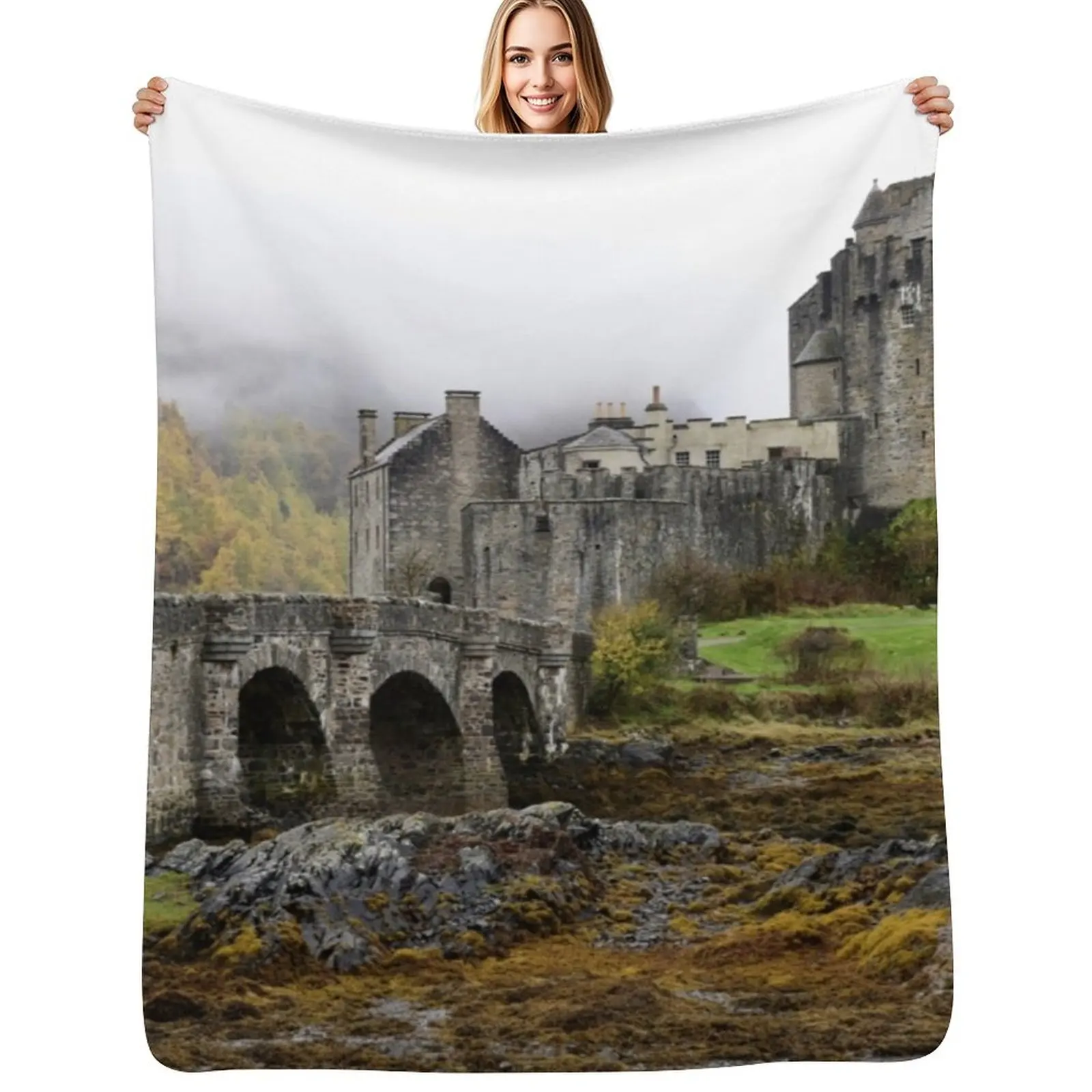 Eilean Donan Castle Throw Blanket Year Round Soft Comfortable Blanket for Home
Eilean Donan Castle Throw Blanket Year Round Soft Comfortable Blanket for Home