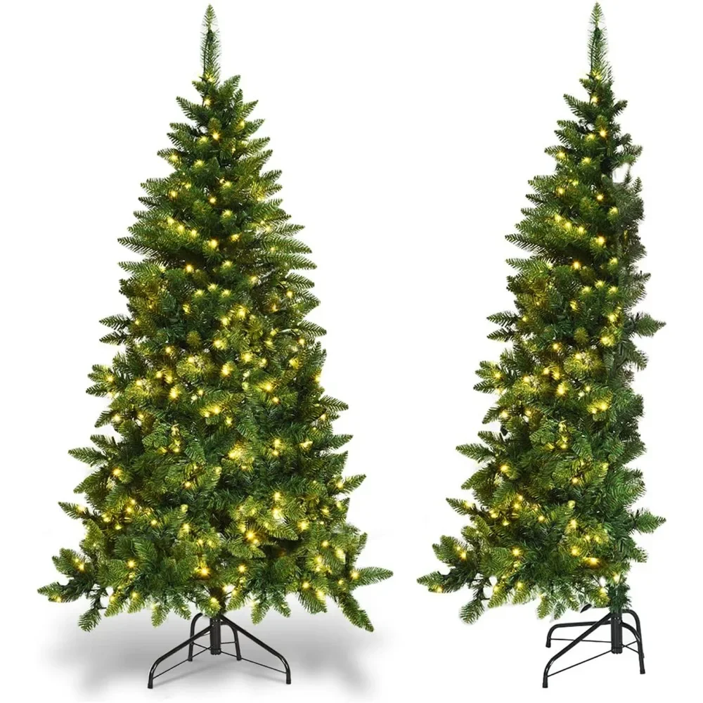 Christmas Tree 427 PVC Needles Artificial Tree, with 250 LED Lights, Metal Stand, for Xmas Indoor Decoration Christmas Tree
Christmas Tree 427 PVC Needles Artificial Tree, with 250 LED Lights, Metal Stand, for Xmas Indoor Decoration Christmas Tree