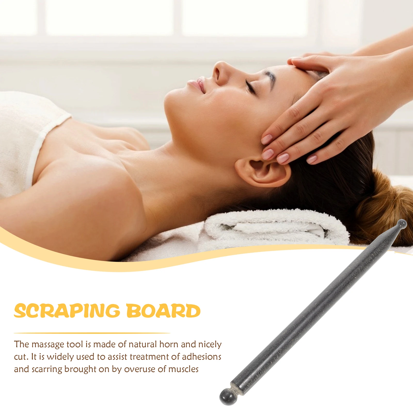 Massage Pen Back Tool Scraping Plate Body Neck Ox Horn Massager Professional Therapist
Massage Pen Back Tool Scraping Plate Body Neck Ox Horn Massager Professional Therapist