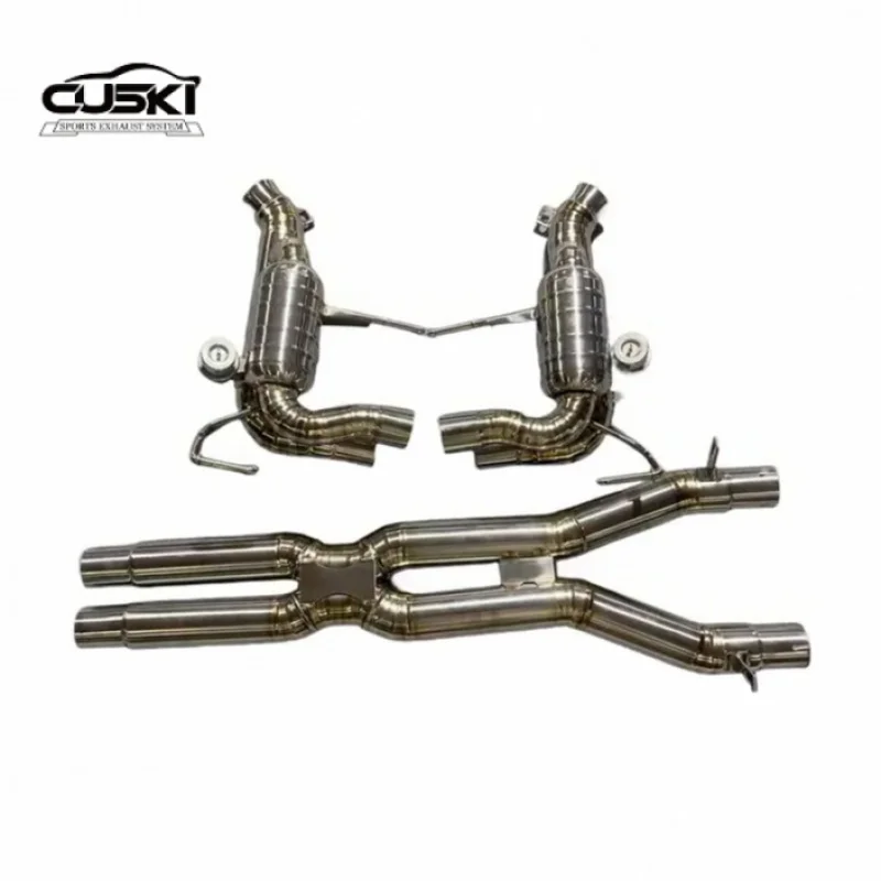 High Flow exhaust pipe downpipe apply to Ferrari California 4.3 quality Stainless Steel car Exhaust Modification
High Flow exhaust pipe downpipe apply to Ferrari California 4.3 quality Stainless Steel car Exhaust Modification