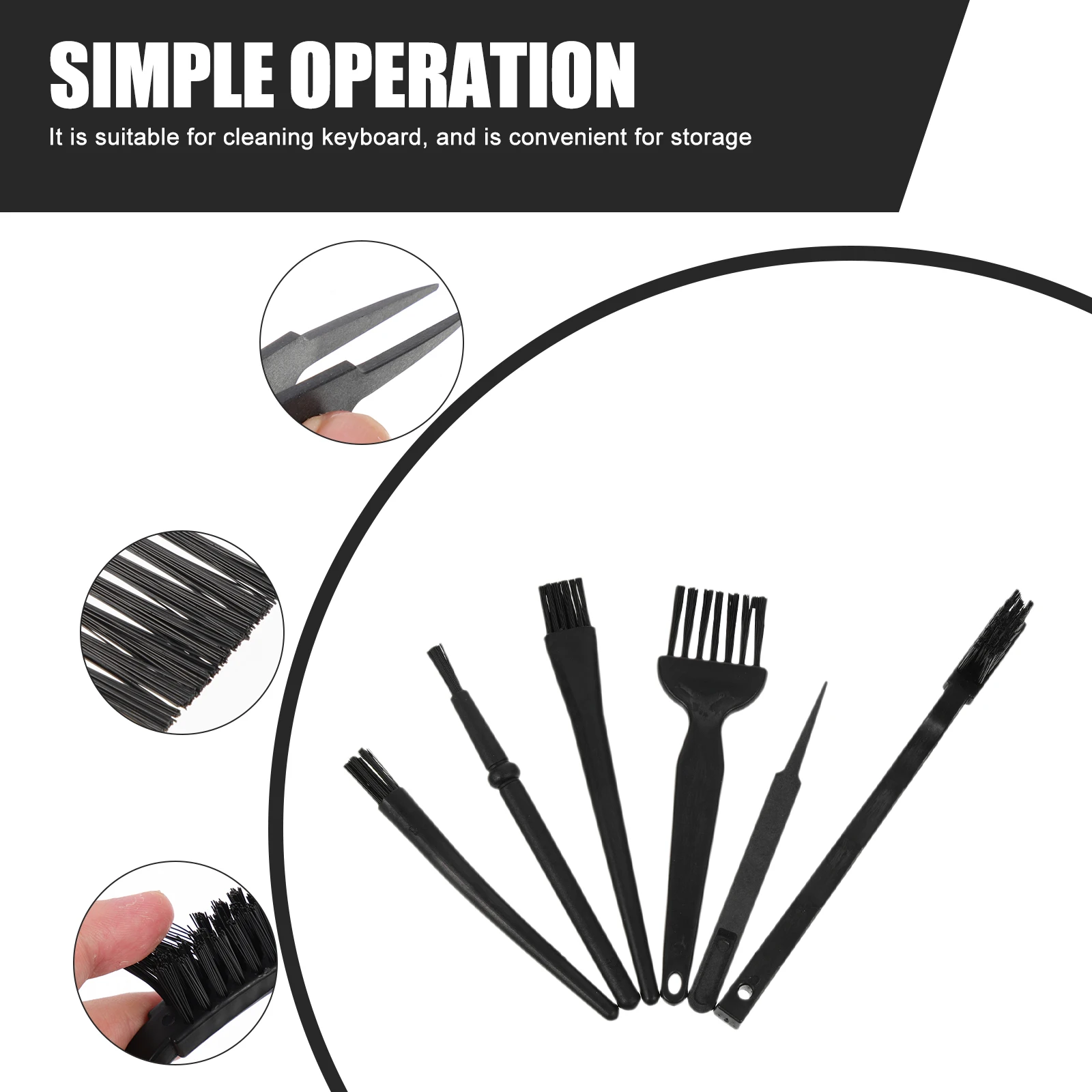 Multipurpose Anti static Keyboard Cleaning Brushes Set Portable Efficient Home Office School Dust Removal Tools Camera Gadgets
Multipurpose Anti static Keyboard Cleaning Brushes Set Portable Efficient Home Office School Dust Removal Tools Camera Gadgets