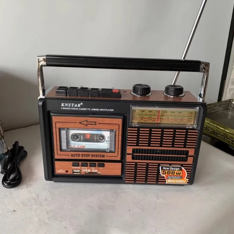 Портативный домашний многофункциональный Bluetooth-динамик, кассетный плеер, FM AM SW радио, USB-кассета, аудио-музыкальный плеер для пожилых людей
Портативный домашний многофункциональный Bluetooth-динамик, кассетный плеер, FM AM SW радио, USB-кассета, аудио-музыкальный плеер для пожилых людей