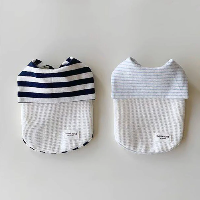 Pet Summer Sailor Suit Breathable Waffle Dog Clothes Small Dog Collar Pullover Cute Bichon Frise Short Sleeved Shirt
Pet Summer Sailor Suit Breathable Waffle Dog Clothes Small Dog Collar Pullover Cute Bichon Frise Short Sleeved Shirt