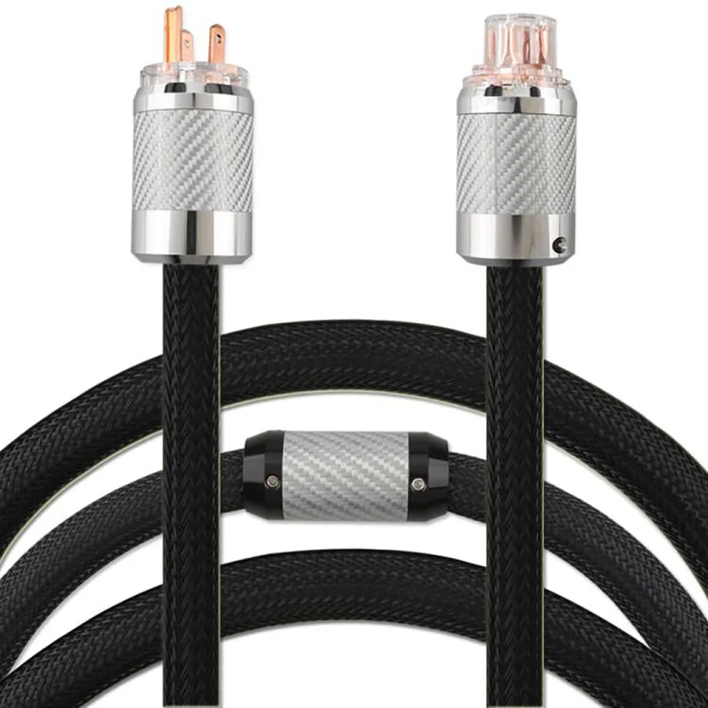 Лидер продаж, высококачественный аудиофильский кабель питания 10AWG 7N OCC HiFi, углеродное волокно, красный, чистая медь C13 C15
Лидер продаж, высококачественный аудиофильский кабель питания 10AWG 7N OCC HiFi, углеродное волокно, красный, чистая медь C13 C15