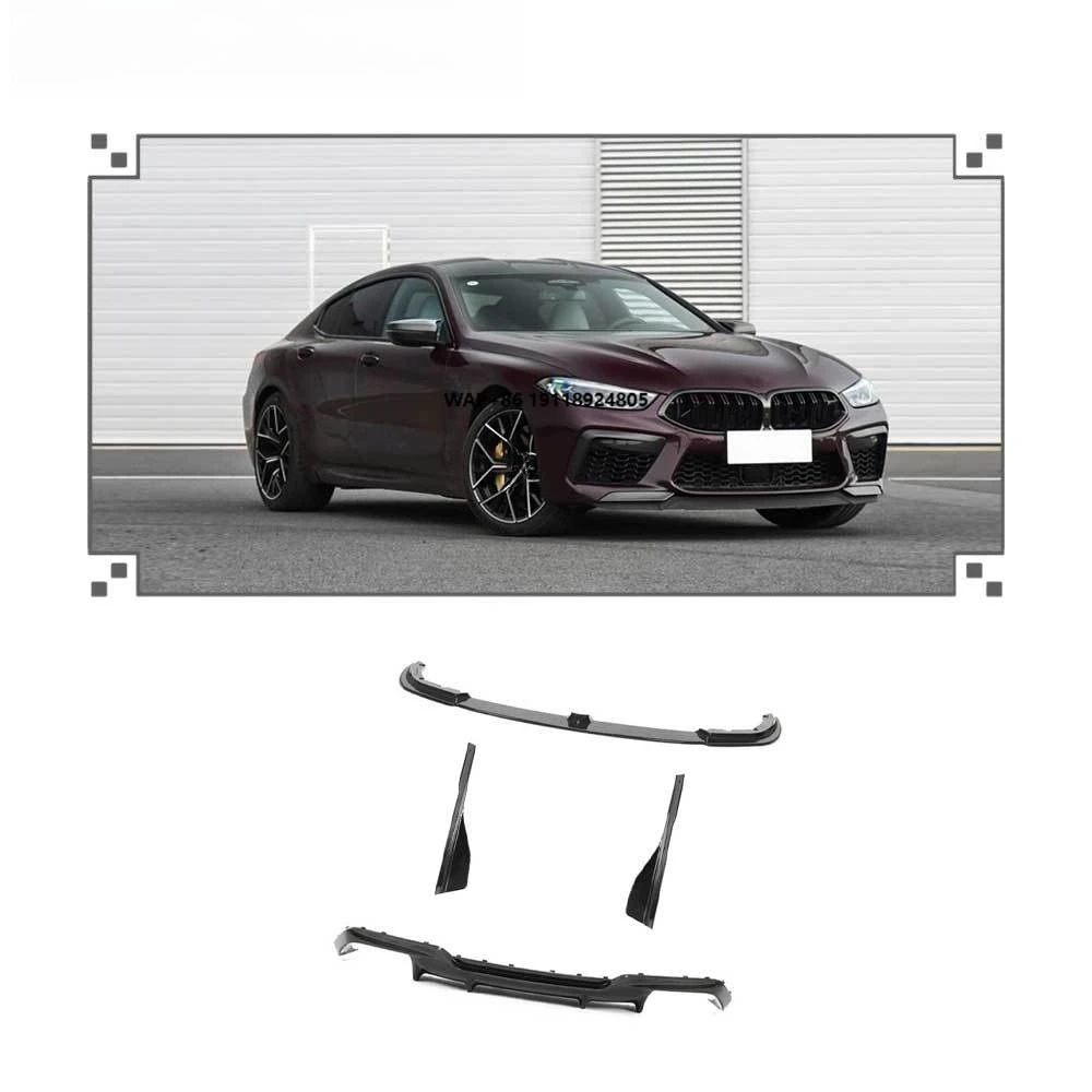 Dry Carbon Fiber Body Kit with Front Lip Side Skirts Rear Diffuser for 8 Series M8 Sedan 4-Door 2018-2022
Dry Carbon Fiber Body Kit with Front Lip Side Skirts Rear Diffuser for 8 Series M8 Sedan 4-Door 2018-2022