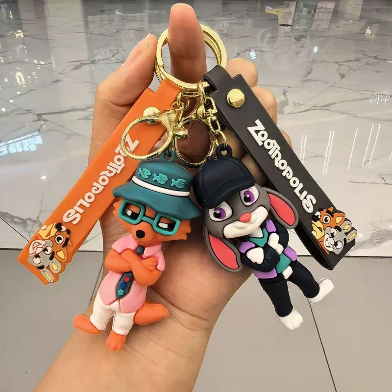 Брелок Disney Zootopia с героями мультфильмов Джуди Хоппс Ник Уайлд, ПВХ, брелок для ключей, студенческий школьный рюкзак, подвесной орнамент, подарок на фестиваль подруге
Брелок Disney Zootopia с героями мультфильмов Джуди Хоппс Ник Уайлд, ПВХ, брелок для ключей, студенческий школьный рюкзак, подвесной орнамент, подарок на фестиваль подруге