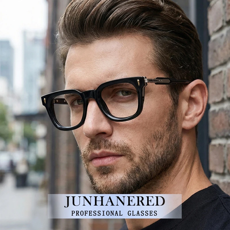 Brand Design Man Custom Optical Eyeglass Personality Vintage Retro Fashion Decoration Frame Photochromic Anti Blue Light Glasses
Brand Design Man Custom Optical Eyeglass Personality Vintage Retro Fashion Decoration Frame Photochromic Anti Blue Light Glasses