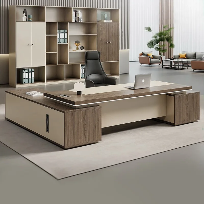 Store Owner Simple Modern CEO Desk Office Furniture Light Luxury Manager Large Class Desk
Store Owner Simple Modern CEO Desk Office Furniture Light Luxury Manager Large Class Desk