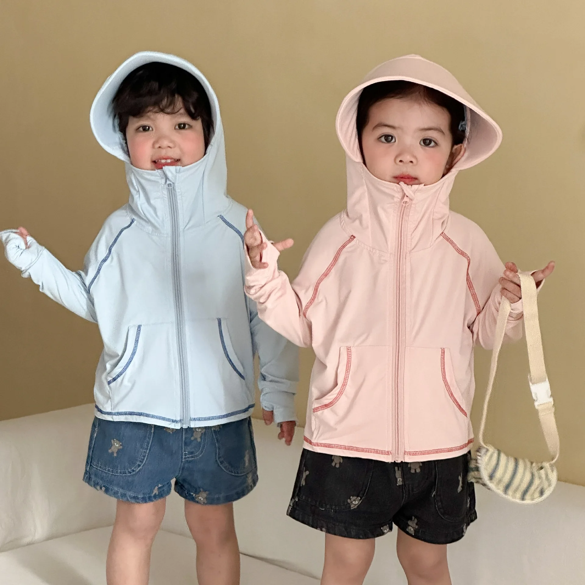 2026 Summer New Children Thin Sun Protection Jacket Baby Casual Hooded Coat Solid Boys Girls Breathable Sun Protection Clothing
2026 Summer New Children Thin Sun Protection Jacket Baby Casual Hooded Coat Solid Boys Girls Breathable Sun Protection Clothing