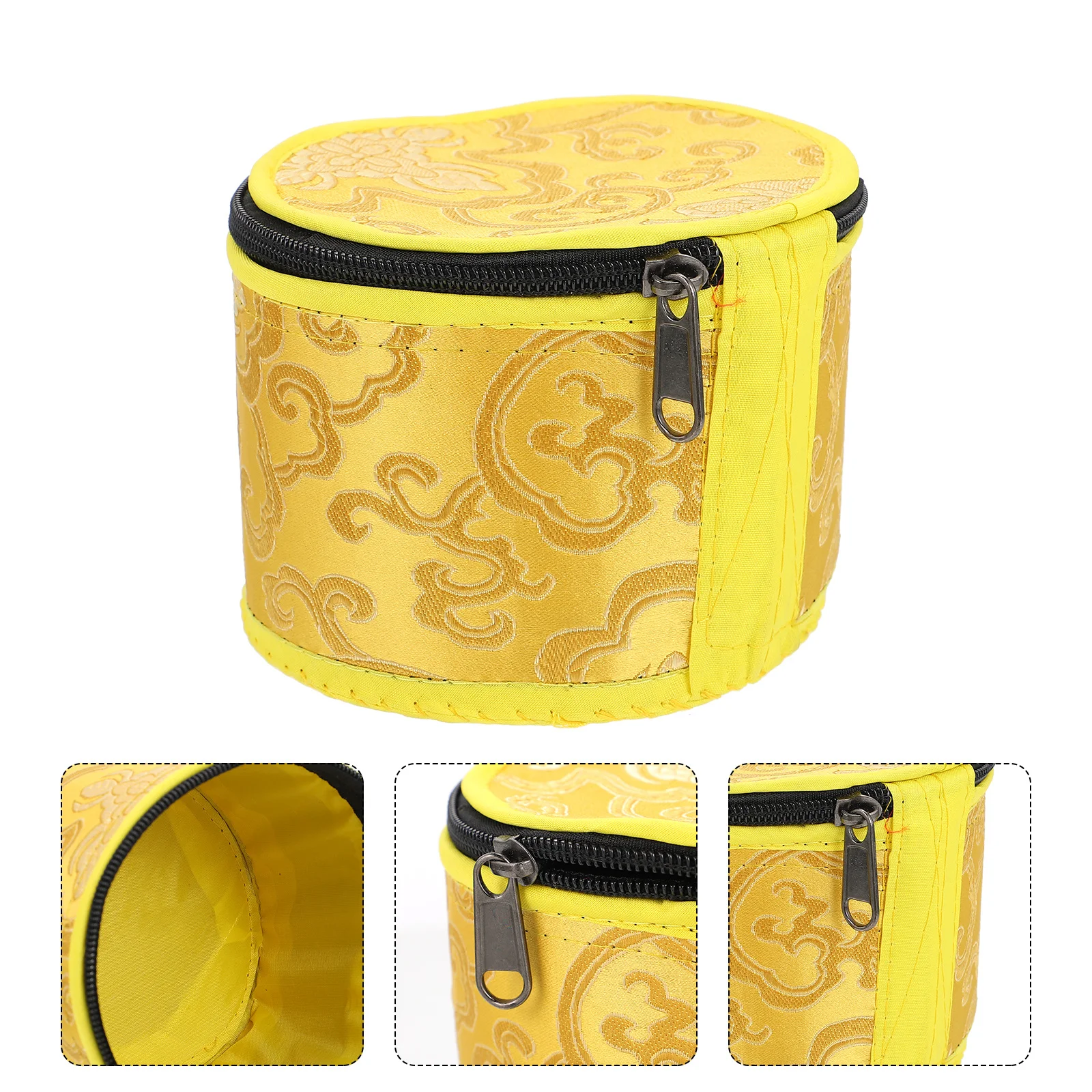 1Pcs Tibetan Singing Bowl Case Embroidery Zipper Closure Durable Practical Sound Bowl Carrying Storage Bag
1Pcs Tibetan Singing Bowl Case Embroidery Zipper Closure Durable Practical Sound Bowl Carrying Storage Bag