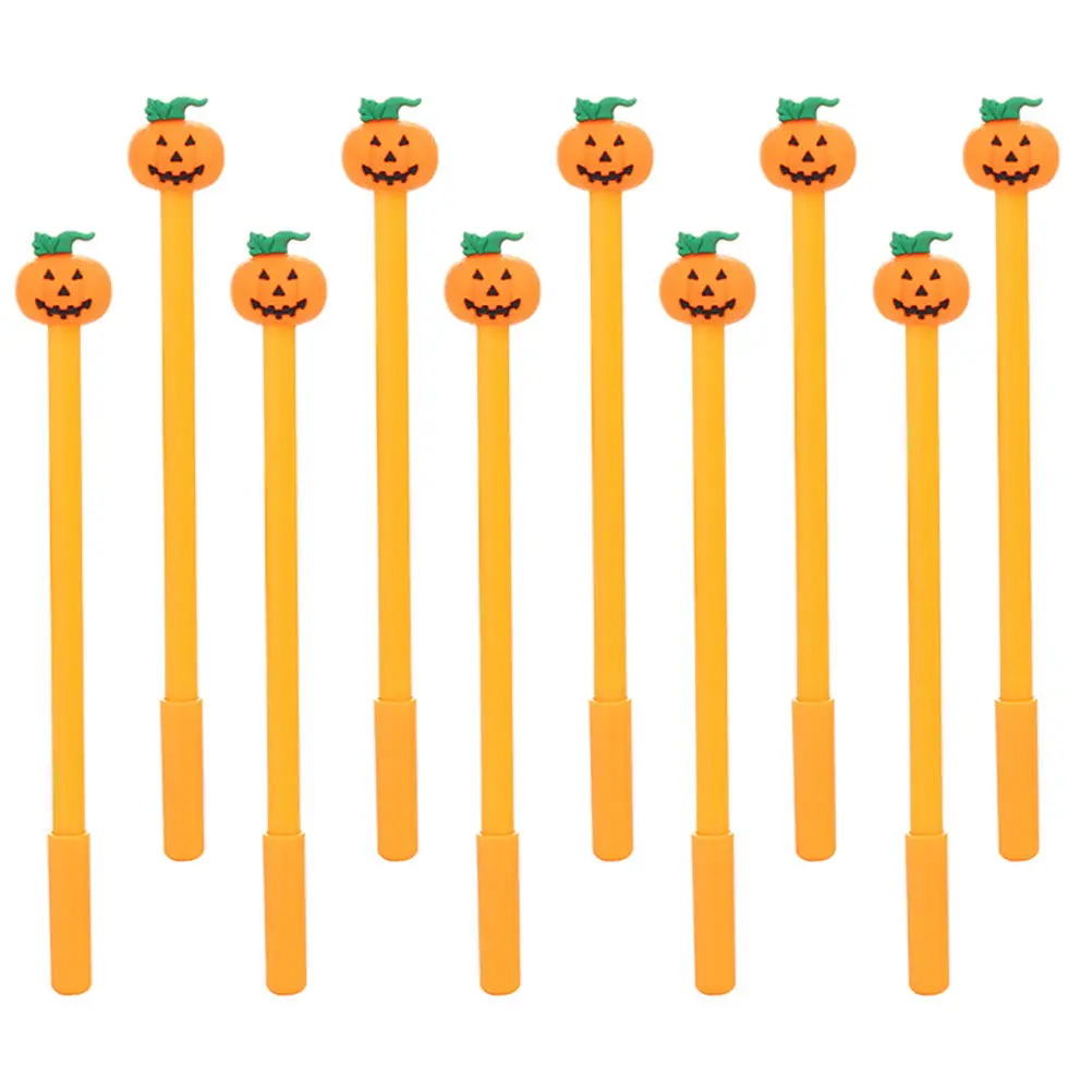 10Pcs Adorable Pumpkin Skull Gel Pens Halloween Theme Smooth Ink Flow Comfortable Grip Multipurpose Writing Pen for Kids Adults
10Pcs Adorable Pumpkin Skull Gel Pens Halloween Theme Smooth Ink Flow Comfortable Grip Multipurpose Writing Pen for Kids Adults
