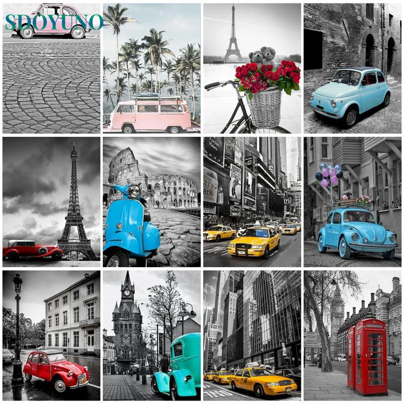 SDOYUNO DIY Painting By Numbers Kits Car Oil Paint By Numbers Landscape Hand Painting On Canvas For Home Wall Art Decor
SDOYUNO DIY Painting By Numbers Kits Car Oil Paint By Numbers Landscape Hand Painting On Canvas For Home Wall Art Decor