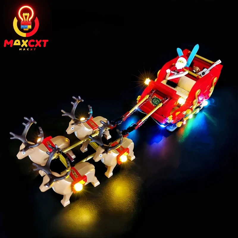 MAXCXT LED Light For LEGO 40499 Santa's Sleigh Christmas Lighting Gifts DIY Decorative Lamp Not Include Lego Building Blocks Set
MAXCXT LED Light For LEGO 40499 Santa's Sleigh Christmas Lighting Gifts DIY Decorative Lamp Not Include Lego Building Blocks Set