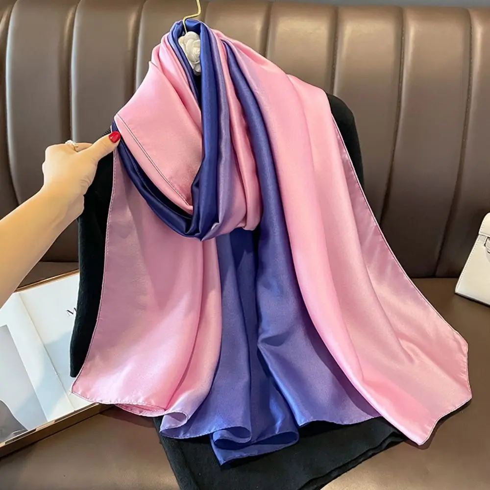 Fashion Gradient Silk Scarf Lotus Pattern Luxury Brand Design Printed Scarves Satin Surface Spring Summer Scarf For Women Girls
Fashion Gradient Silk Scarf Lotus Pattern Luxury Brand Design Printed Scarves Satin Surface Spring Summer Scarf For Women Girls