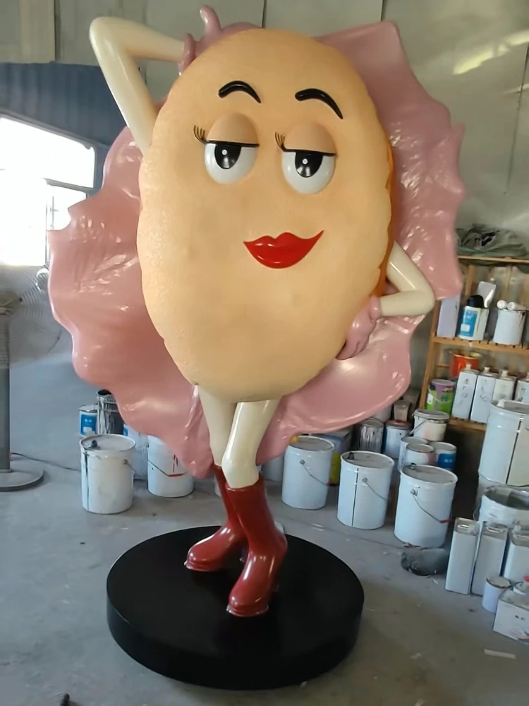 Fiberglass cartoon sculpture, ornaments, restaurant decoration
Fiberglass cartoon sculpture, ornaments, restaurant decoration