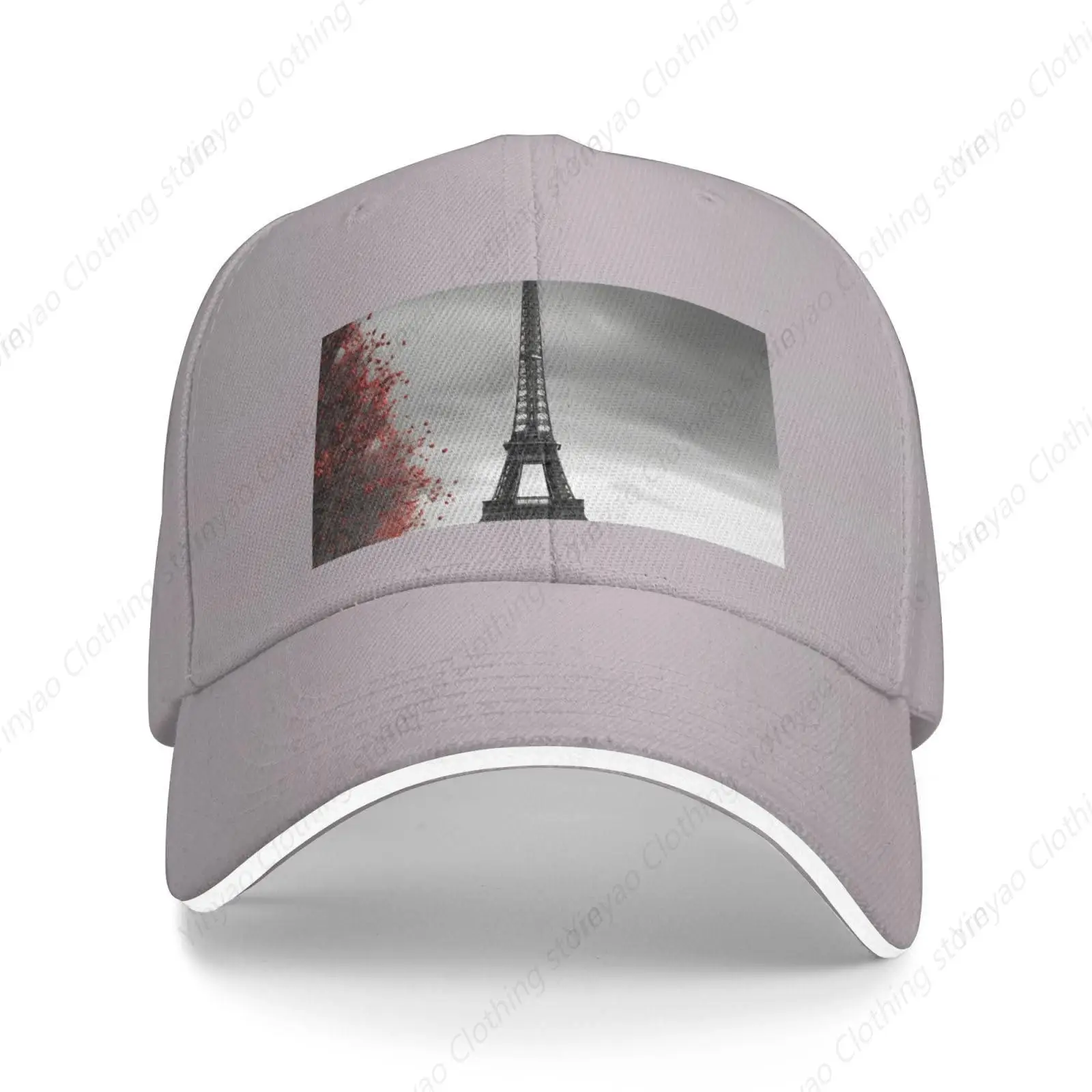 Grey Paris Eiffel Tower Printed Truck Dad Hat Outdoor Travel Gift Baseball Hat Button Sandwich Duck Tongue Hat
Grey Paris Eiffel Tower Printed Truck Dad Hat Outdoor Travel Gift Baseball Hat Button Sandwich Duck Tongue Hat