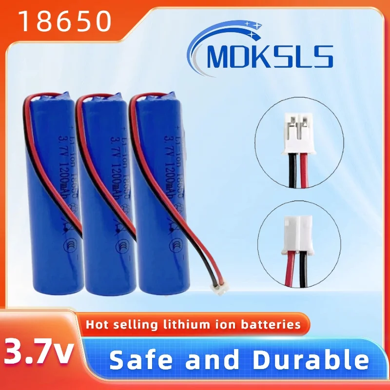 3C high-rate discharge JST-PH2.0MM 9.62WH 18650 1200mAh 3.7V rechargeable battery FOR long-lasting DIY flashlight and power tool
3C high-rate discharge JST-PH2.0MM 9.62WH 18650 1200mAh 3.7V rechargeable battery FOR long-lasting DIY flashlight and power tool