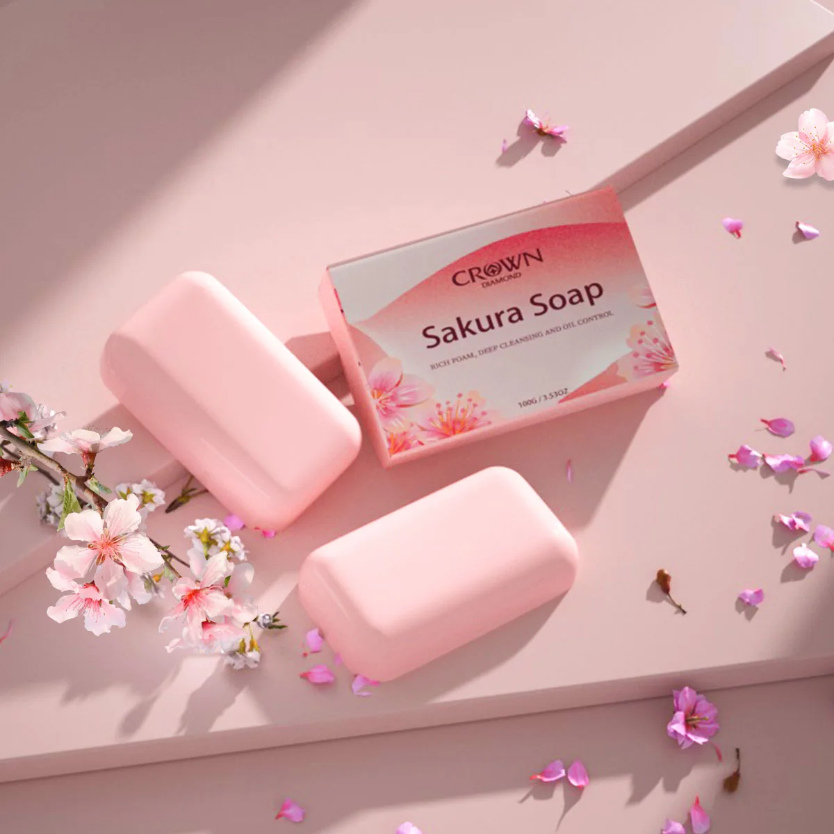 Cherry Blossom Soap Oil Control Gentle Nourishing Facial Soap Organic Body An Face Bath Soap Exfoliating For Face Body Skin Care
Cherry Blossom Soap Oil Control Gentle Nourishing Facial Soap Organic Body An Face Bath Soap Exfoliating For Face Body Skin Care