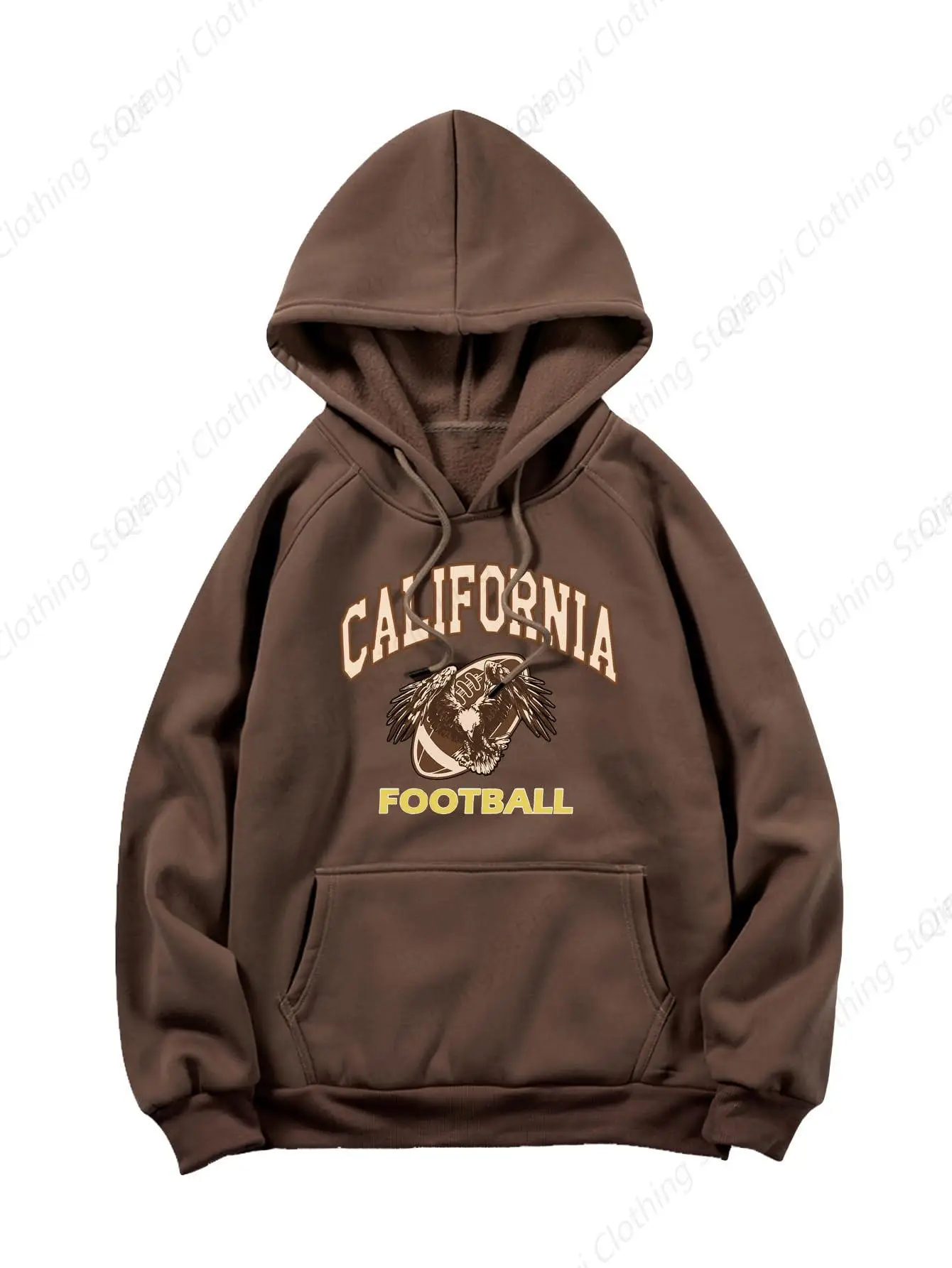 Men's Letter Graphic Hoodies Long Sleeve Drawstring Hooded Sweatshirt Pullovers with Pocket Coffee Brown
Men's Letter Graphic Hoodies Long Sleeve Drawstring Hooded Sweatshirt Pullovers with Pocket Coffee Brown