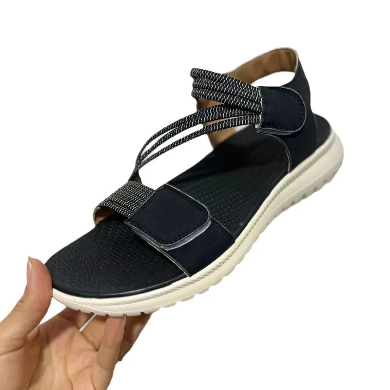 Large Size Sandals Microfiber Light And Comfortable New Summer Sandals Low Top Women Sports Style Velcro Flat Sandals
Large Size Sandals Microfiber Light And Comfortable New Summer Sandals Low Top Women Sports Style Velcro Flat Sandals