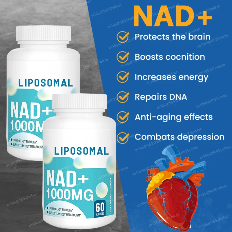 1/3/5Bottles NAD Supplement 1000mg Liposome NAD+ Anti Aging Cell Booster Strength Immunity
1/3/5Bottles NAD Supplement 1000mg Liposome NAD+ Anti Aging Cell Booster Strength Immunity