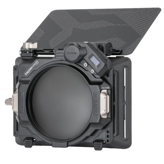 MB-T16-B Mirage Matte Box for DSLR,Cinema,Gimbals with 95mm Variable ND Filter Tray and Wireless Motor
MB-T16-B Mirage Matte Box for DSLR,Cinema,Gimbals with 95mm Variable ND Filter Tray and Wireless Motor