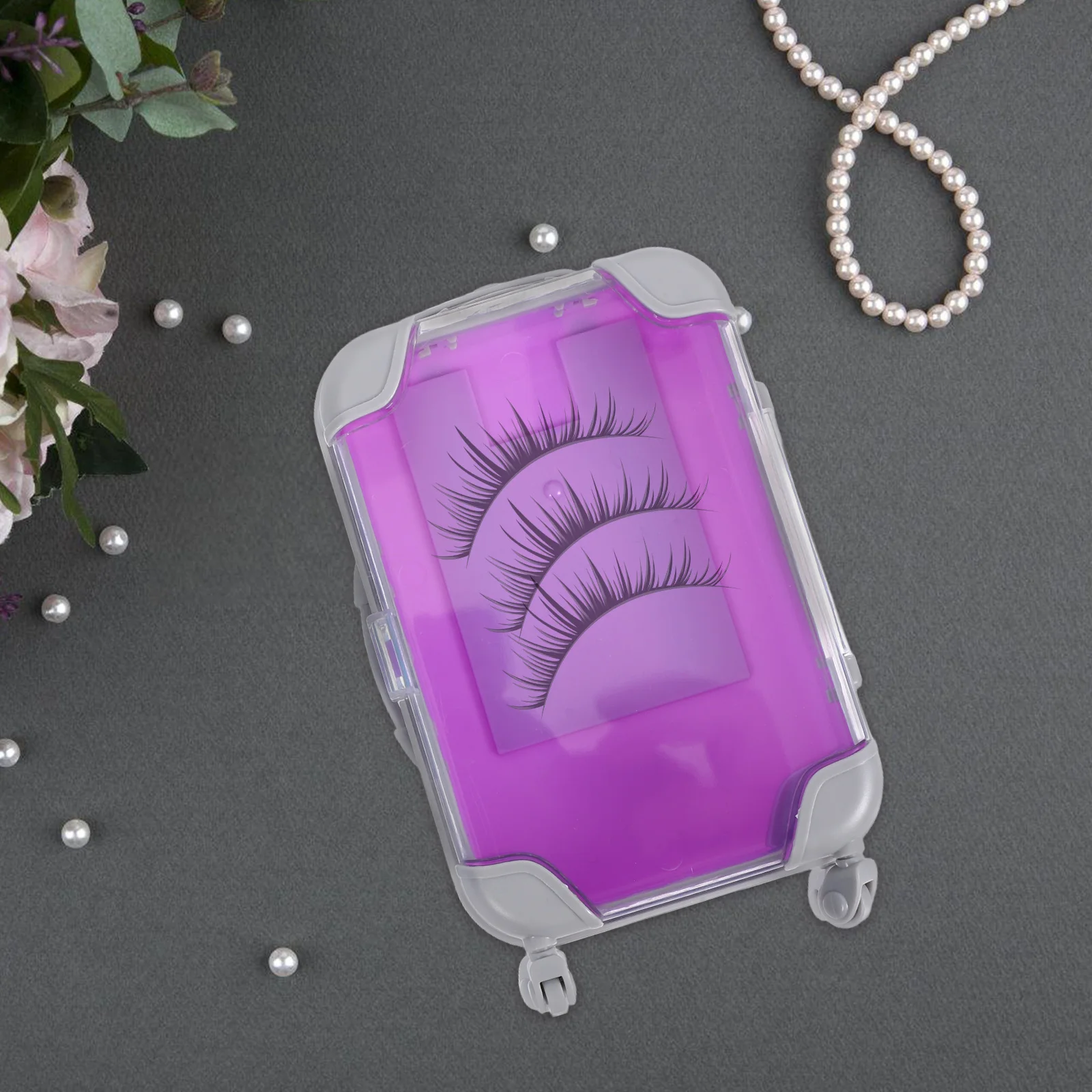 2pcs False Eyelashes Suitcase Mini Luggage-Style Eyelash Holder Case Waterproof Shockproof Portable Lash Storage Container
2pcs False Eyelashes Suitcase Mini Luggage-Style Eyelash Holder Case Waterproof Shockproof Portable Lash Storage Container