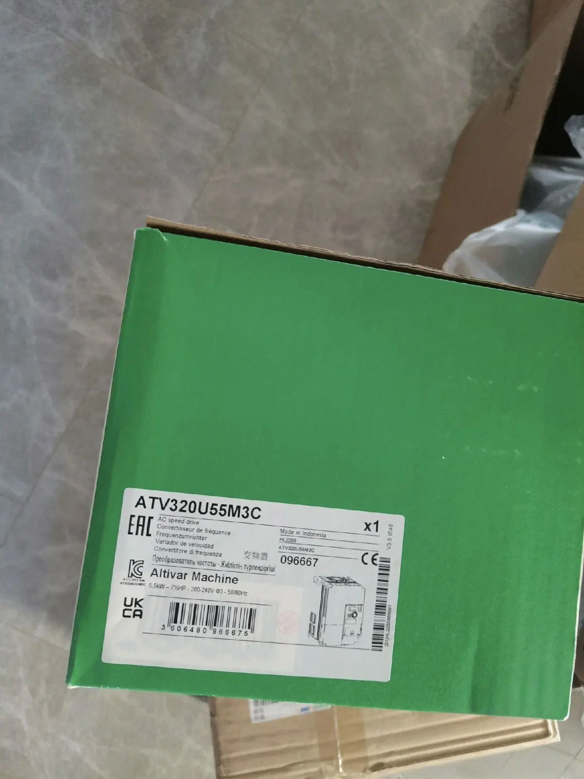 Совершенно новый ATV320U22M3C ATV320U30M3C ATV320U40M3C ATV320U55M3C ATV320U75M3C Гарантия один год
Совершенно новый ATV320U22M3C ATV320U30M3C ATV320U40M3C ATV320U55M3C ATV320U75M3C Гарантия один год