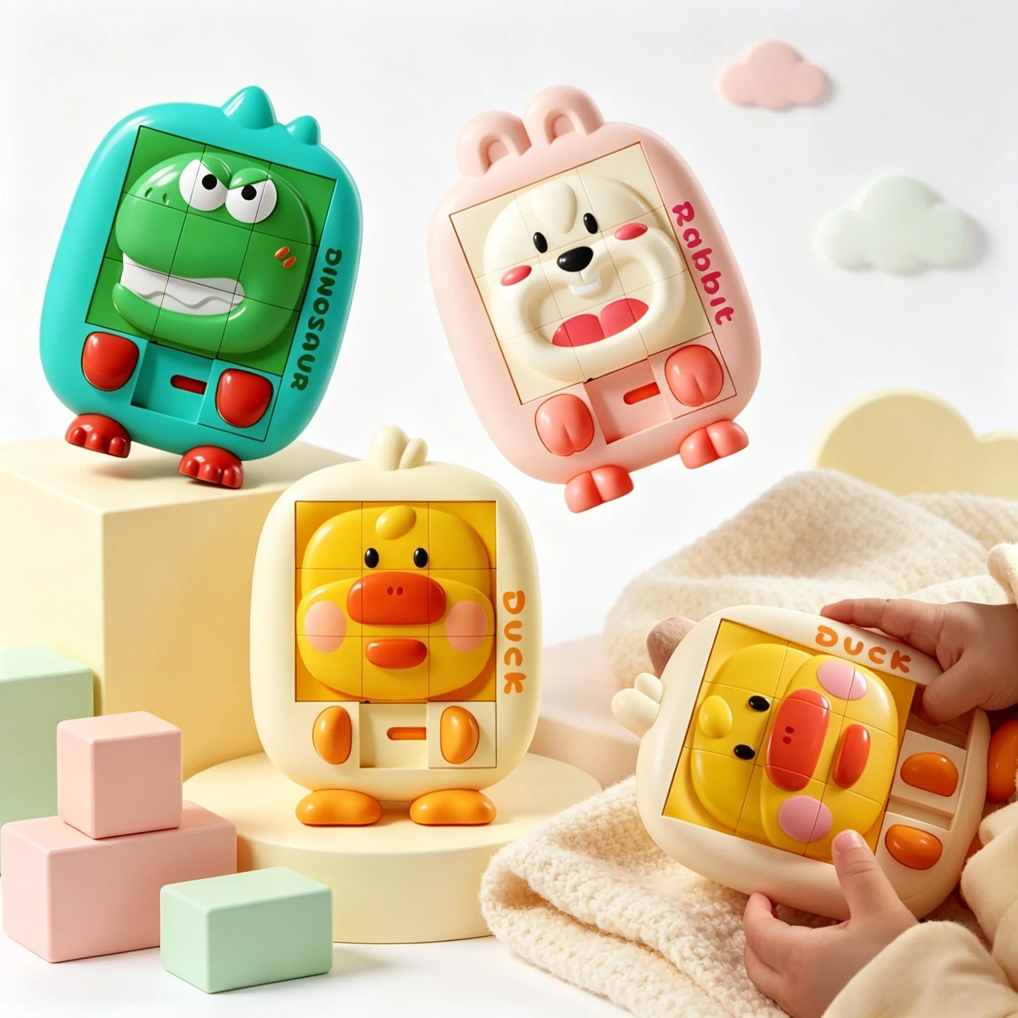 Cartoon Animal Slide Puzzle Game Huarong Road Logic Board Educational Toy for Kids Preschool Learning and Travel Use
Cartoon Animal Slide Puzzle Game Huarong Road Logic Board Educational Toy for Kids Preschool Learning and Travel Use