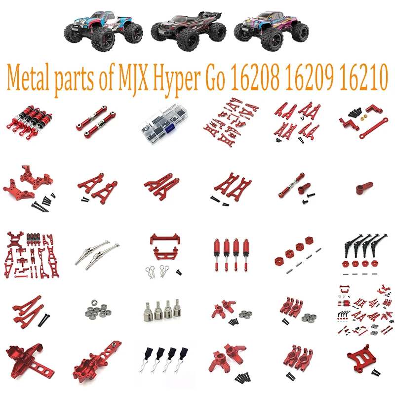 MJX Hyper Go 16208 16209 16210 Бесщеточный 4WD 1:16RC Модификация и обновление автомобиля Алюминиевый металлический комплект Детали приводного вала
MJX Hyper Go 16208 16209 16210 Бесщеточный 4WD 1:16RC Модификация и обновление автомобиля Алюминиевый металлический комплект Детали приводного вала