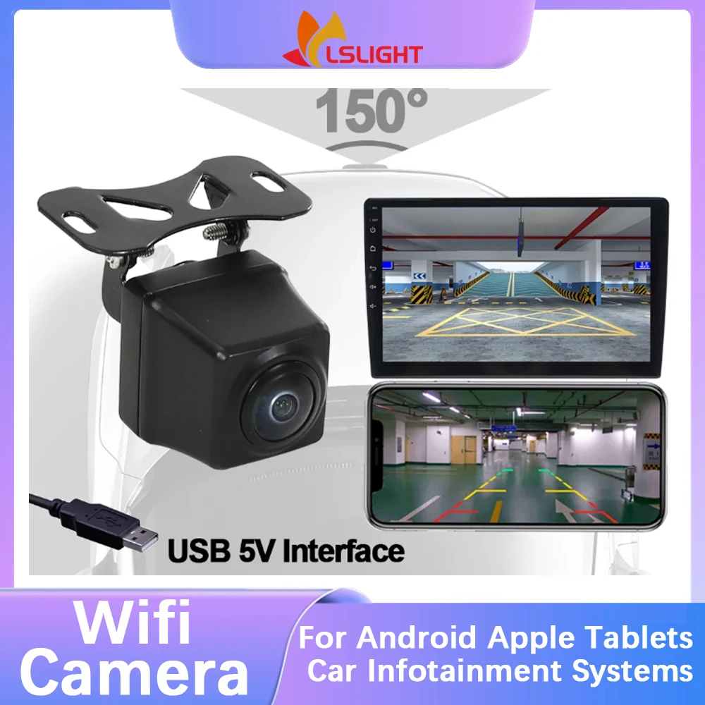 Front Rearview Car Camera 2.4G WiFi HD Night Vision Waterproof USB 5V Interface For Android Apple Tablets Infotainment System
Front Rearview Car Camera 2.4G WiFi HD Night Vision Waterproof USB 5V Interface For Android Apple Tablets Infotainment System
