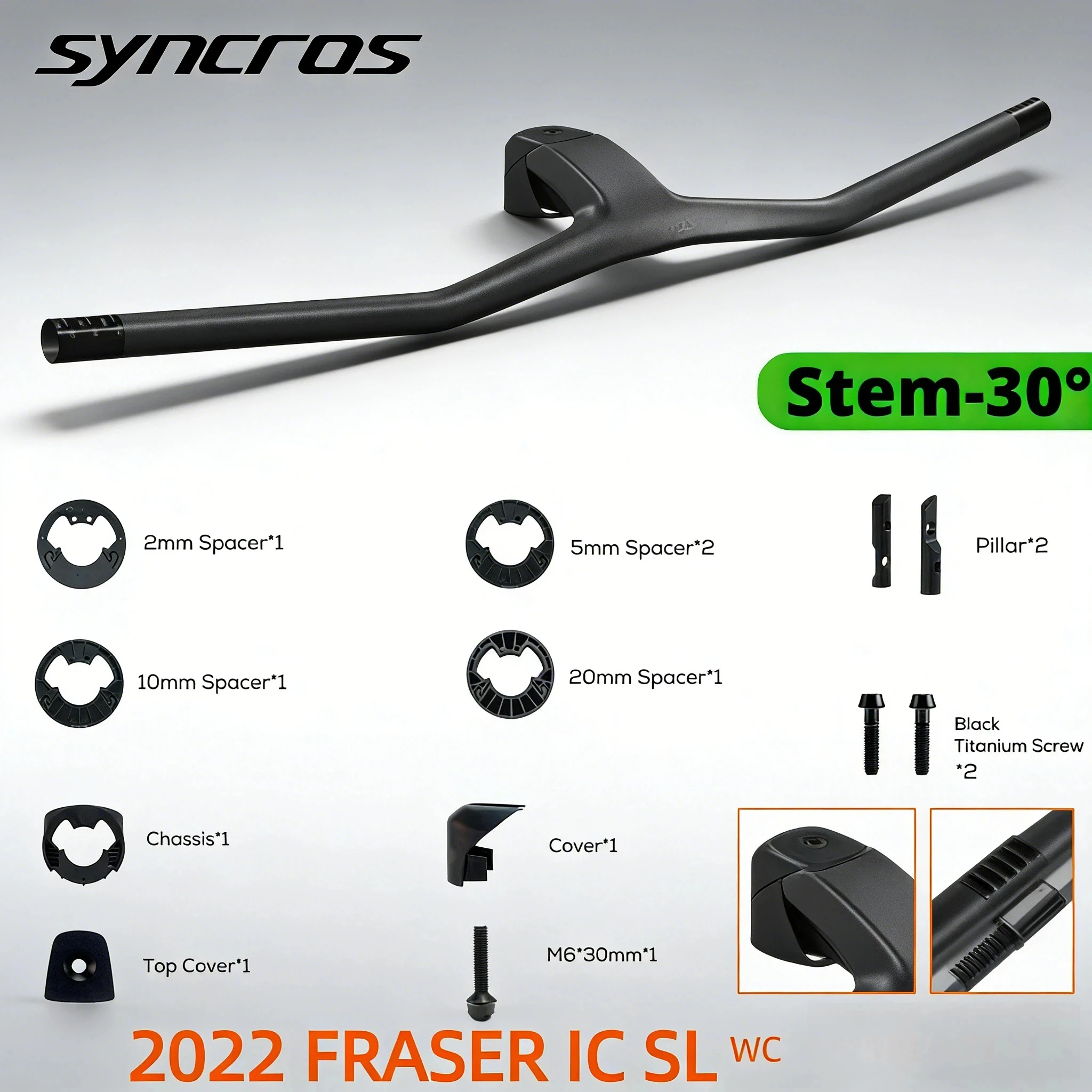 Syncros FRASER IC SL WC для рамы Sparks -30 ° Руль для горного велосипеда 740 мм из цельного карбона с титановым креплением
Syncros FRASER IC SL WC для рамы Sparks -30 ° Руль для горного велосипеда 740 мм из цельного карбона с титановым креплением