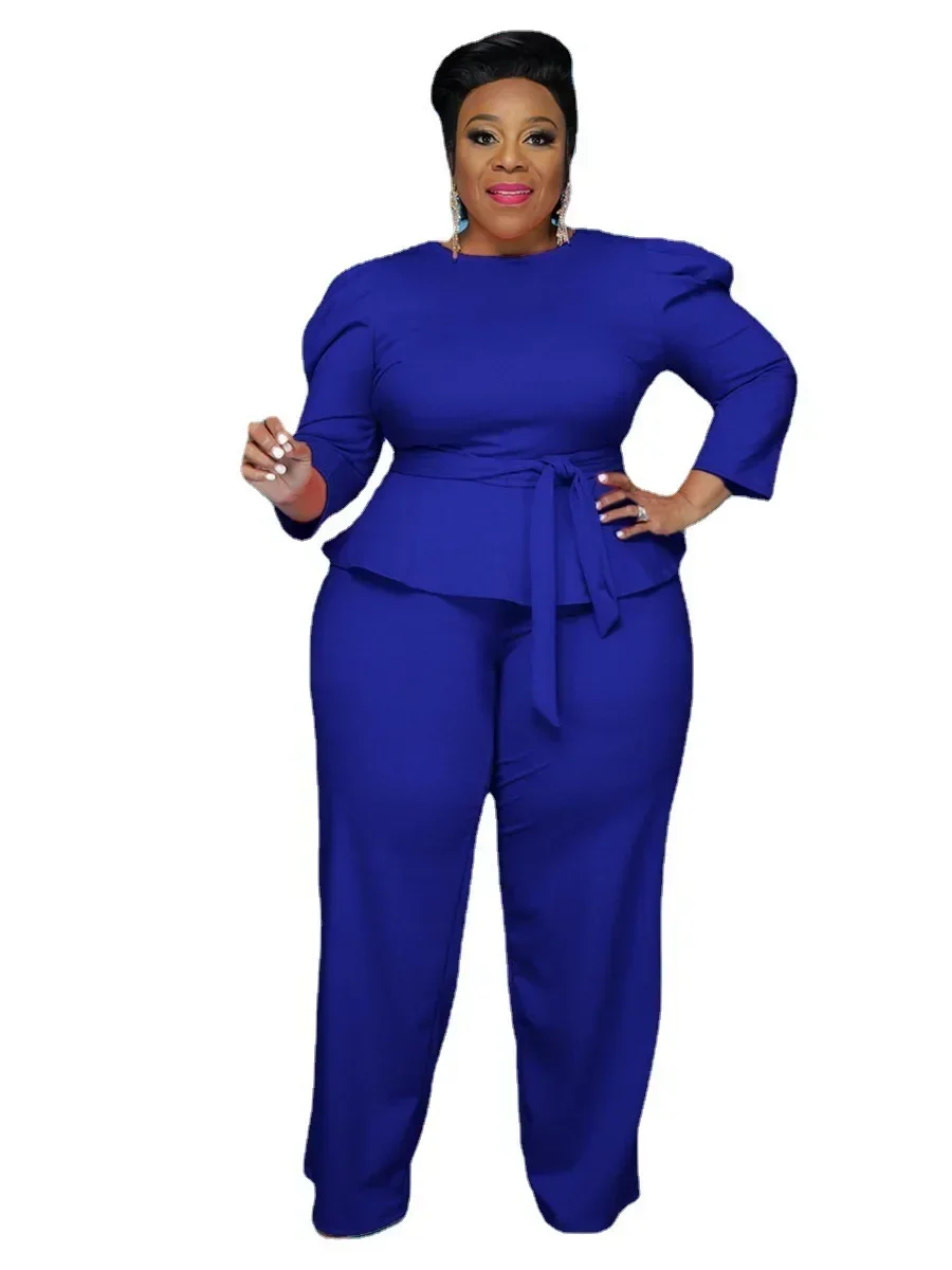 2023 XL-5XL African Clothes for Women Autumn Elegant Africa Long Sleeve O-neck Plus Size Top Pant Matching Sets African Outfits
2023 XL-5XL African Clothes for Women Autumn Elegant Africa Long Sleeve O-neck Plus Size Top Pant Matching Sets African Outfits