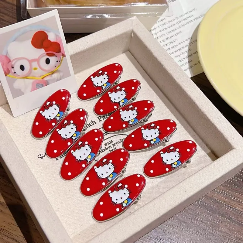 5pcs KT Cat Anime Kawaii Sanrio Ins Fashion Girl Hair Clip Cute Headwear Decoration for Kids Hair Accessory Gifts Toys
5pcs KT Cat Anime Kawaii Sanrio Ins Fashion Girl Hair Clip Cute Headwear Decoration for Kids Hair Accessory Gifts Toys