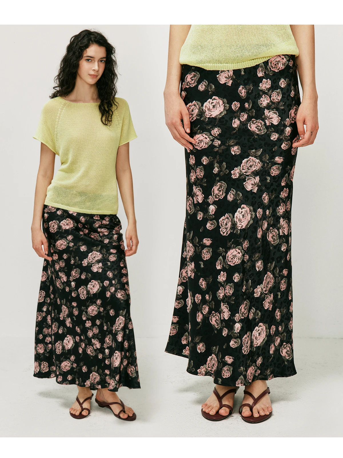 Elegant Floral Embroidery Half Skirt Silk A-Line Silhouette Commute Elastic Waist Leopard Print Floral Skirt Gentle Pigpighouse
Elegant Floral Embroidery Half Skirt Silk A-Line Silhouette Commute Elastic Waist Leopard Print Floral Skirt Gentle Pigpighouse