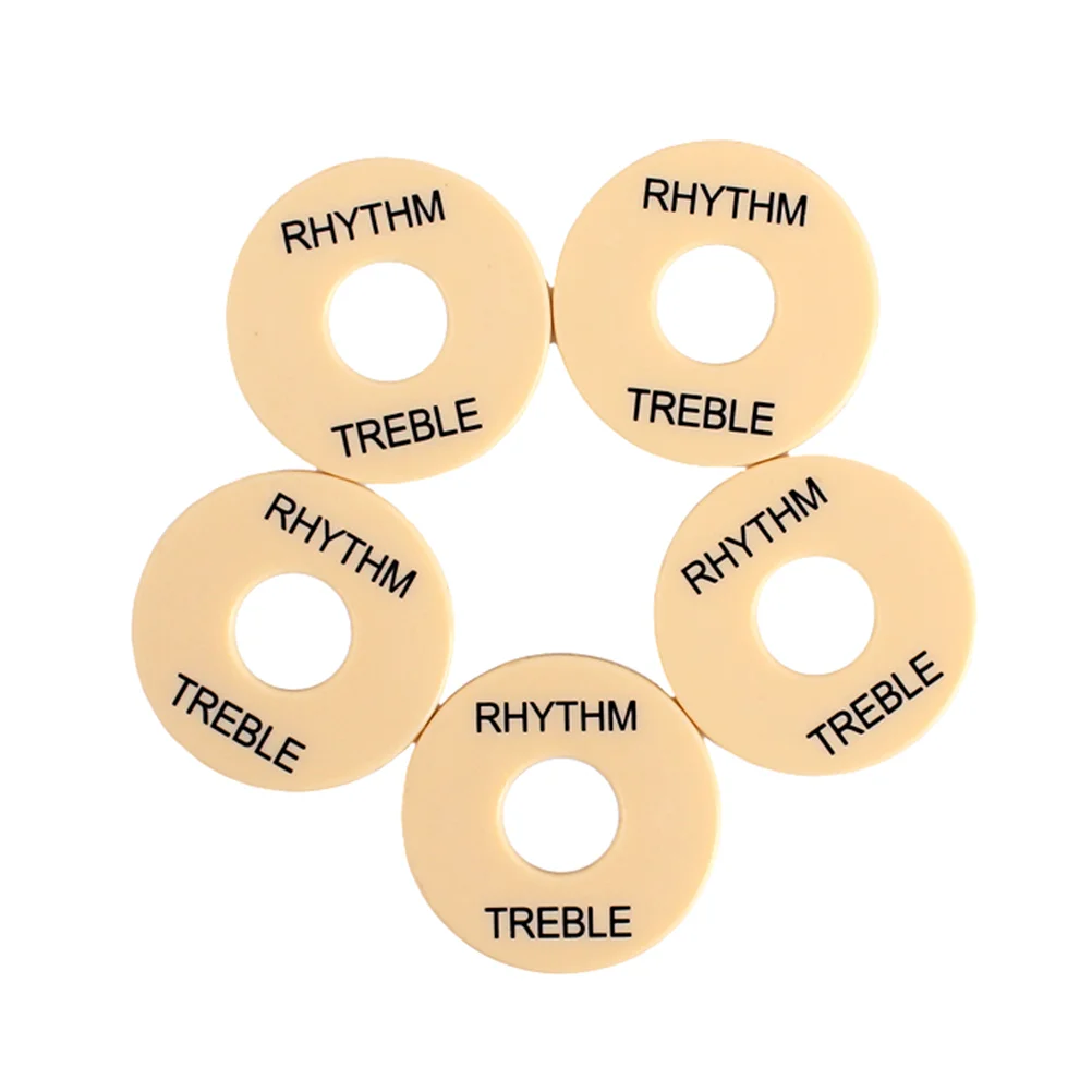 5 Pcs Black Letter Electric Guitar Toggle Plate Rhythm Treble Washer Replacement Parts Qualified Inspection Model
5 Pcs Black Letter Electric Guitar Toggle Plate Rhythm Treble Washer Replacement Parts Qualified Inspection Model