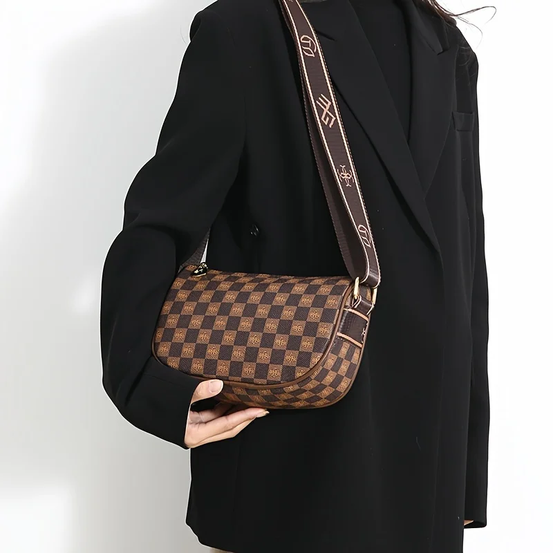 Vintage Style Shoulder Bag, Classic Crossbody Dumpling Purse, Retro Luxury Design Versatile Bag For All Seasons
Vintage Style Shoulder Bag, Classic Crossbody Dumpling Purse, Retro Luxury Design Versatile Bag For All Seasons
