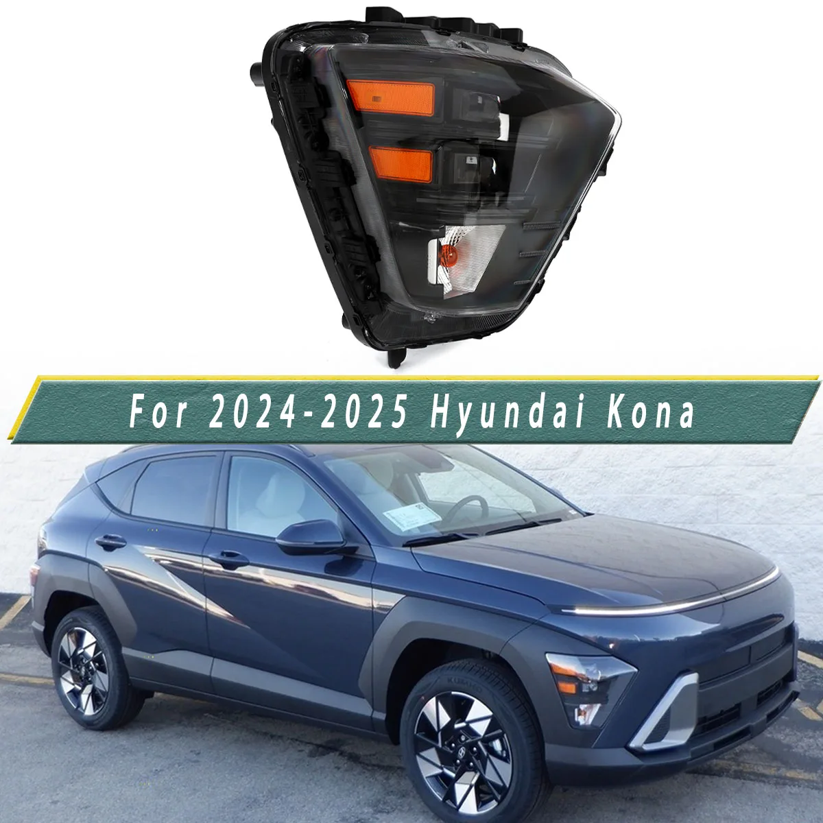 For Hyundai Kona LED Headlight Assembly 2024 2025 Halogen Signal Left or Right Head Light Driving Lights DRL Replace Directly
For Hyundai Kona LED Headlight Assembly 2024 2025 Halogen Signal Left or Right Head Light Driving Lights DRL Replace Directly
