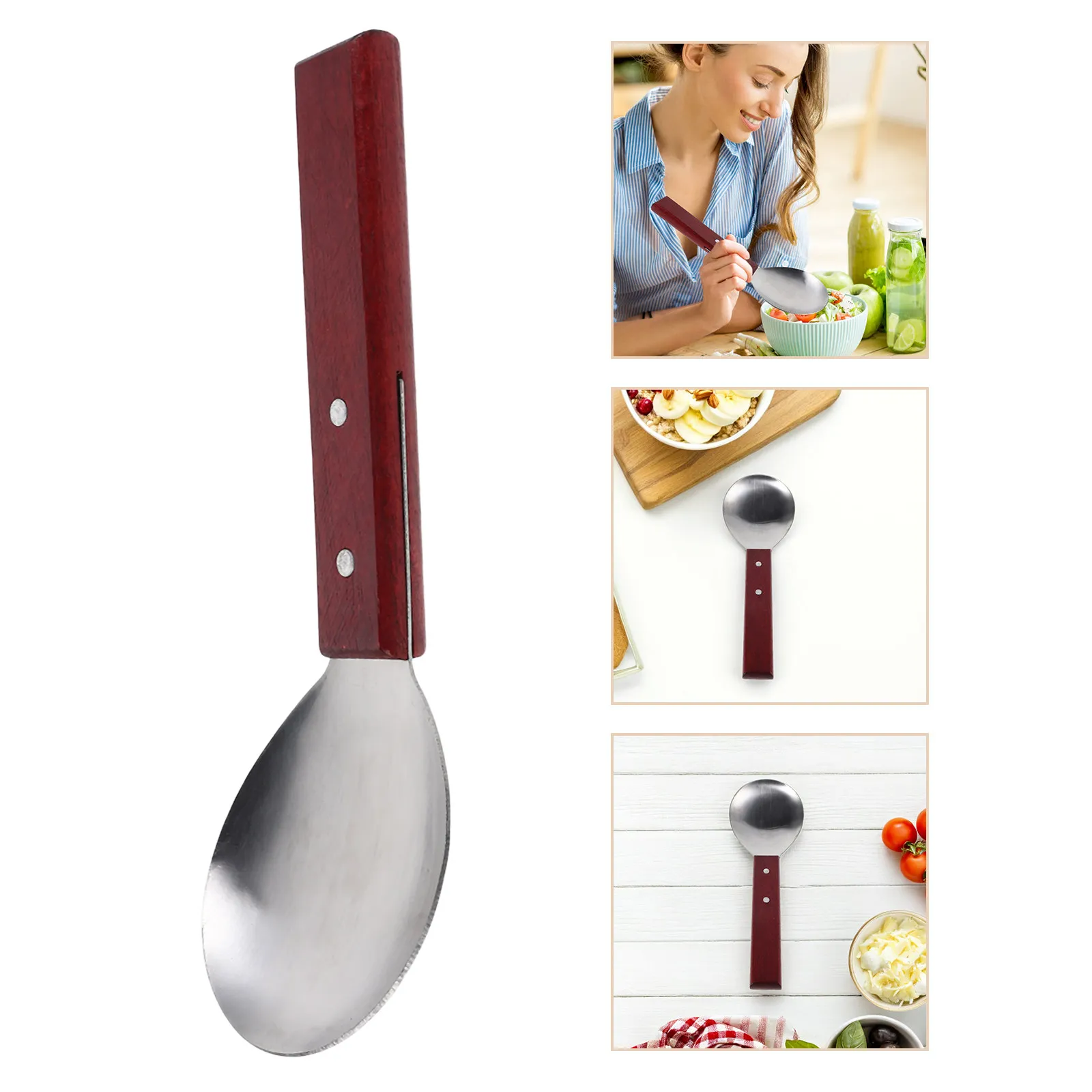 2Pcs Japanese Style Rice Scoop Stainless Steel Tofu Spoon Heat Resistant Insulated Handle Multi Use Cooking Serving Ladle Rice
2Pcs Japanese Style Rice Scoop Stainless Steel Tofu Spoon Heat Resistant Insulated Handle Multi Use Cooking Serving Ladle Rice