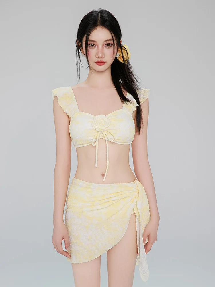 Women's Bikini Tee-piece Set Vaion Beach Thermal Spring Swimwear Slimming Sexy Separate Design Nylon Spandex Polyester
Women's Bikini Tee-piece Set Vaion Beach Thermal Spring Swimwear Slimming Sexy Separate Design Nylon Spandex Polyester