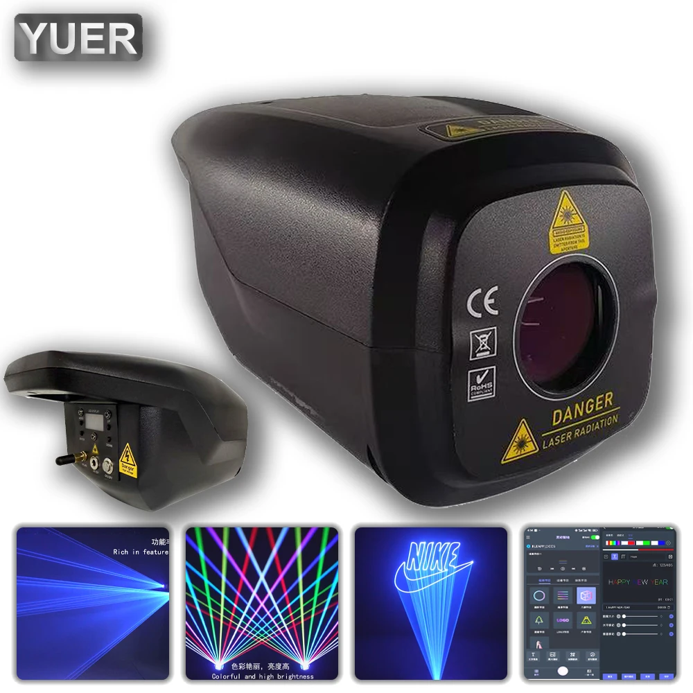 APP Control Handheld 2W RGB Laser Light Beam Pattern Scanner Projector Remote DMX512 For Bar DJ Club Show Stage Effect Lamp
APP Control Handheld 2W RGB Laser Light Beam Pattern Scanner Projector Remote DMX512 For Bar DJ Club Show Stage Effect Lamp