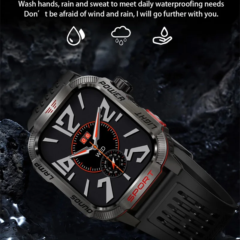 2026 New LED Flashlight Smart Watch Men Bluetooth Call Waterproof 600mAh Large Battery Smartwatch Heart Rate Monitor Smart Watch
2026 New LED Flashlight Smart Watch Men Bluetooth Call Waterproof 600mAh Large Battery Smartwatch Heart Rate Monitor Smart Watch