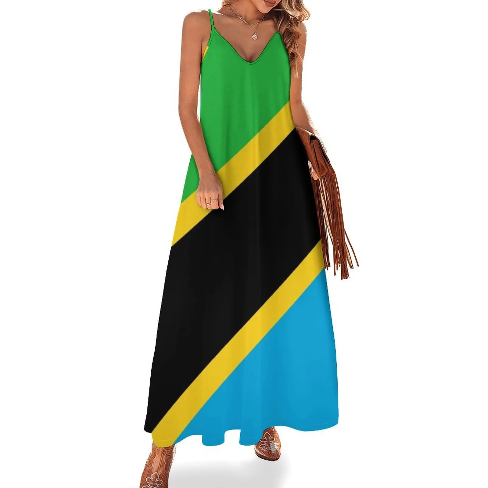 Flag of Tanzania Sleeveless Dress women clothing 2025 new arrivals dress women summer 2025
Flag of Tanzania Sleeveless Dress women clothing 2025 new arrivals dress women summer 2025